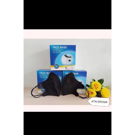 MASKER DUCKBIL duckbil duckbil face mask masker duckbil 3 play 50 pcs