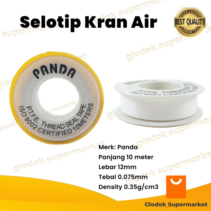 Selotip Keran Panda Seal Tape Kran Air 10 meter