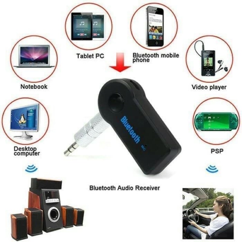 VIBOX CK-05 CAR BLUETOOTH RECIVER AUX AUDIO MOBIL RECEIVER CK05 MUSIC WIRELEES