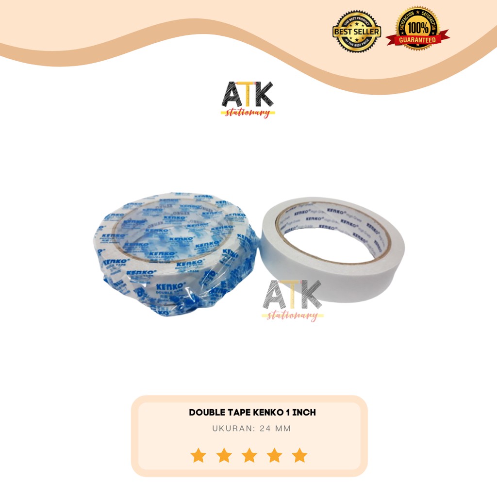 

Double Tape/Tip 24 MM (1 Inch) Kenko atk