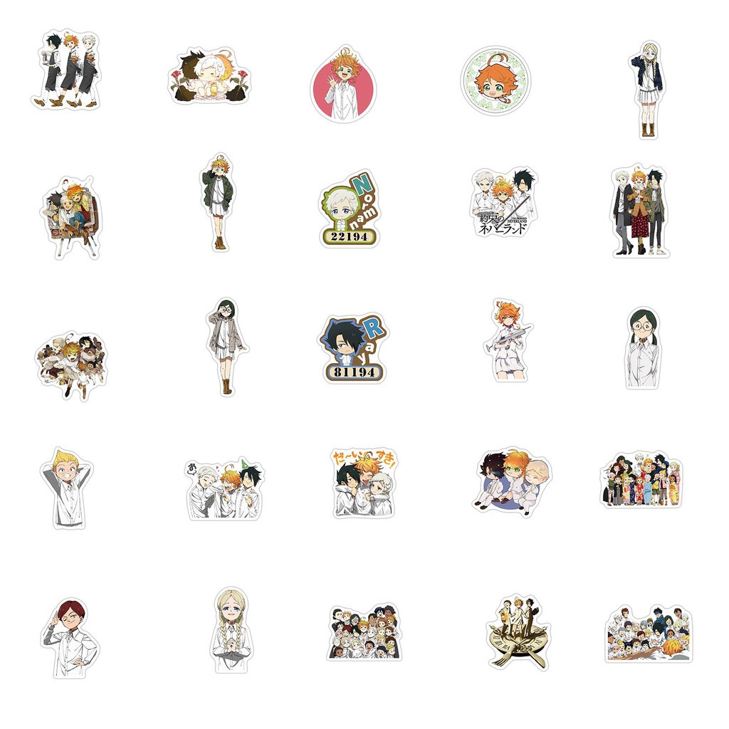 PN001 – Sticker Stiker Anime Jepang Promised Neverland