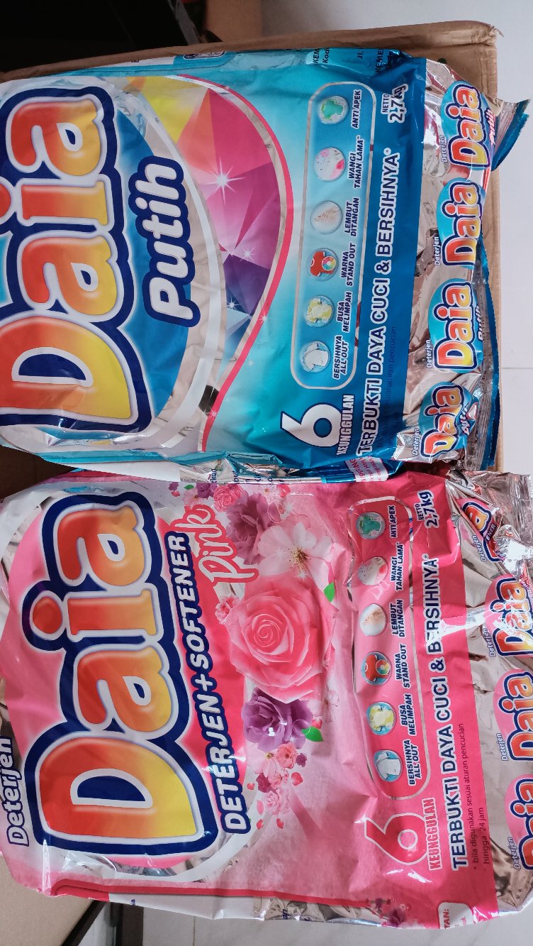 Detergent Bubuk Daia 2.7 Kg