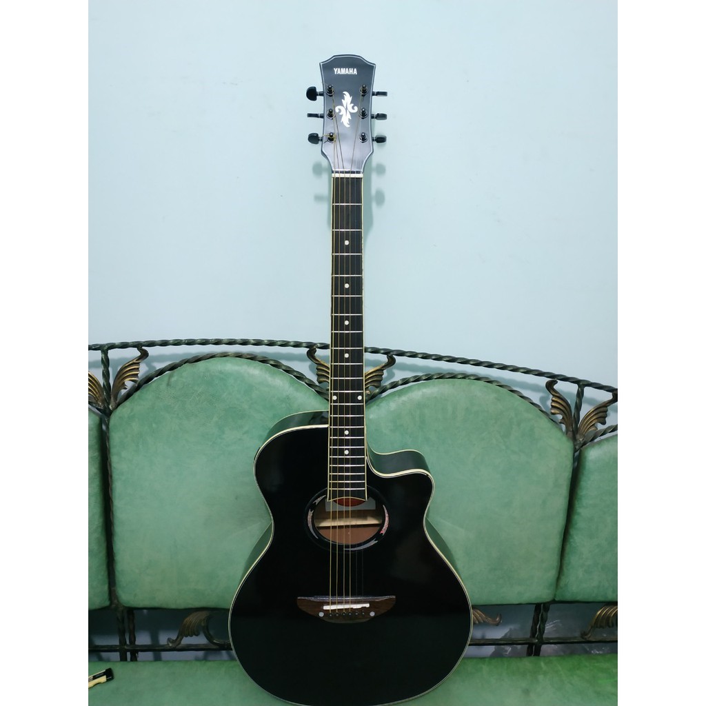 Gitar Akustik Elektrik Merk Yamaha Tipe APX-500 Hitam Glossy Equalizer Eq-7545 Murah Jakarta