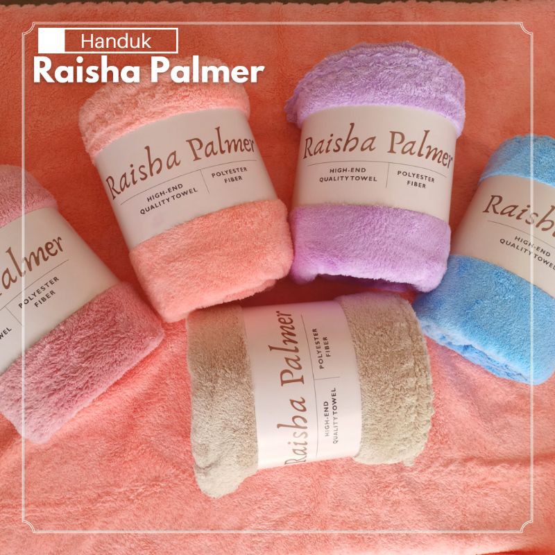 PROMO!!! HANDUK RAISHA PALMER /JOY NATURAL POLOS(Jenis handuk quick dry)_Bisa untuk Handuk Bayi