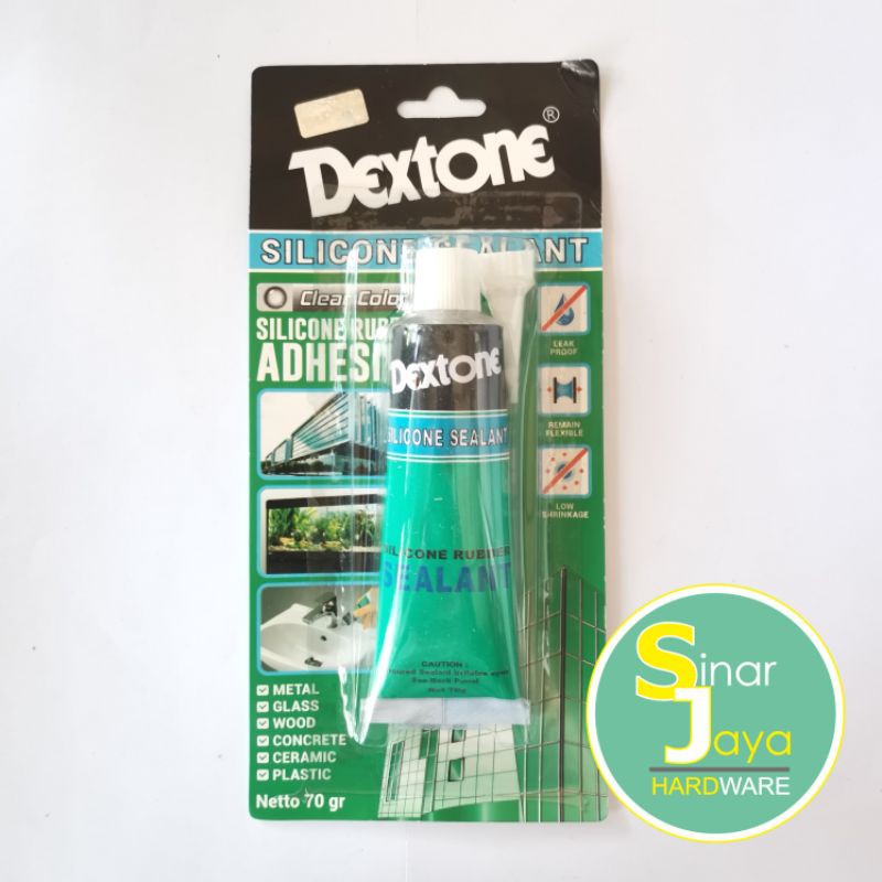 

Lem Kaca Dextone 70 gr/ Lem Aquarium/ Lem Silicone Sealant Dextone