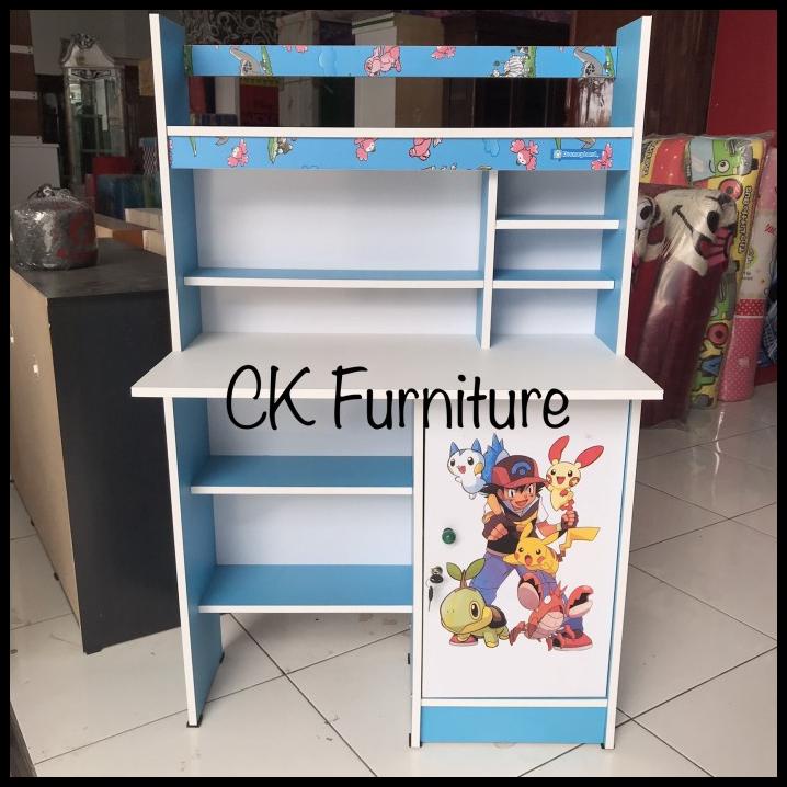 Meja Belajar Anak Meja Tulis Anak Lemari Buku Rak Buku