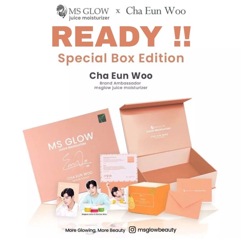 MS Glow Box Edition Cha Eun Woo - 1 Box