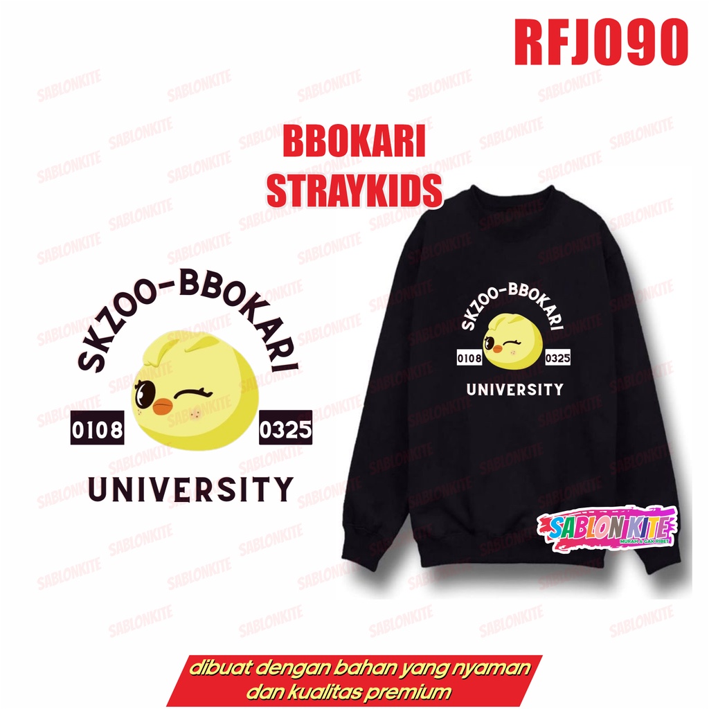 MURAH!!! SWEATER HOODIE SKZOO STRAYKIDS OKKA LEEBIT RFJ090 UNISEX