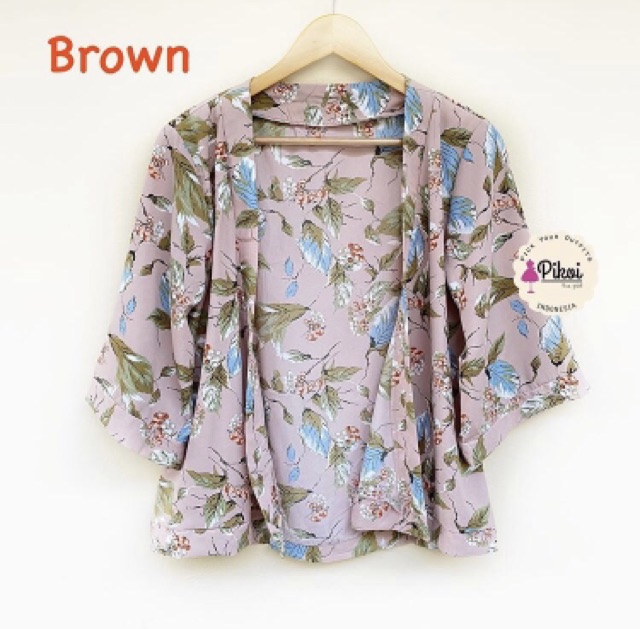 Cardigan wanita murah / cardigan pantai lucu / cardigan satin murah / cardigan hawaii summer lu 2240