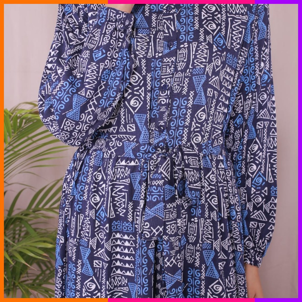 BISA COD - DRESS WANITA HOMEY DRESS GAMIS DEWASA BERKUALITAS BEST SELLER BAHAN KATUN RAYON PREMIUM