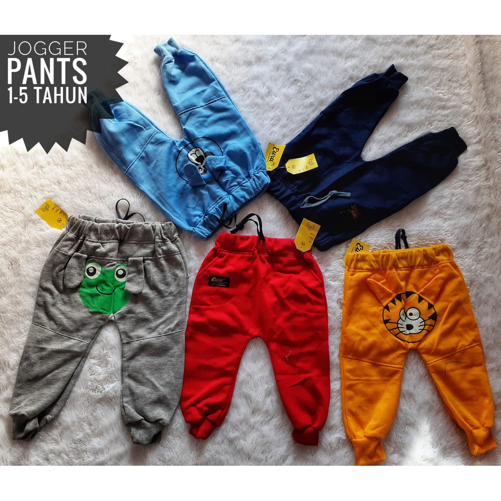 Joger Pant Anak Usia 1- 5 Tahun Bahan Babytery