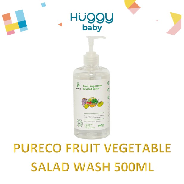 Pureco Fruit Vegetable Salad Wash 500ml Sabun Cuci Sayur Buah 500ml