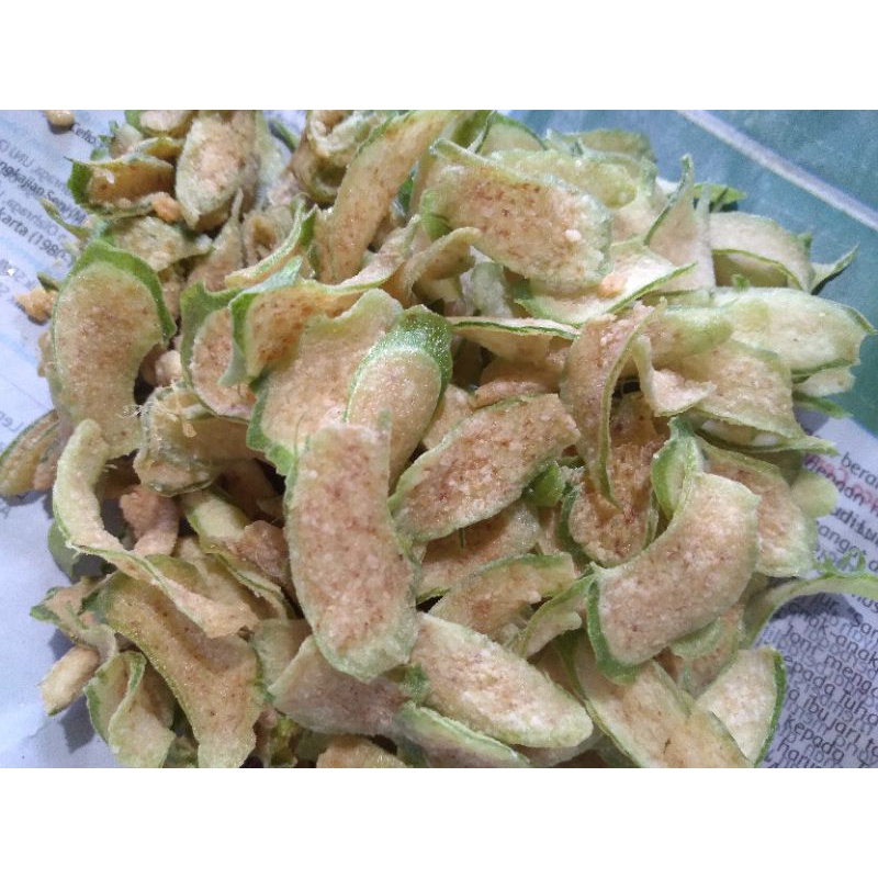 

2Xbtygneal Sakha Snack ) Kripik Batang Talas / Kripik Lompong Gurih Dan Renyah Homemade 100Gr 250Gr