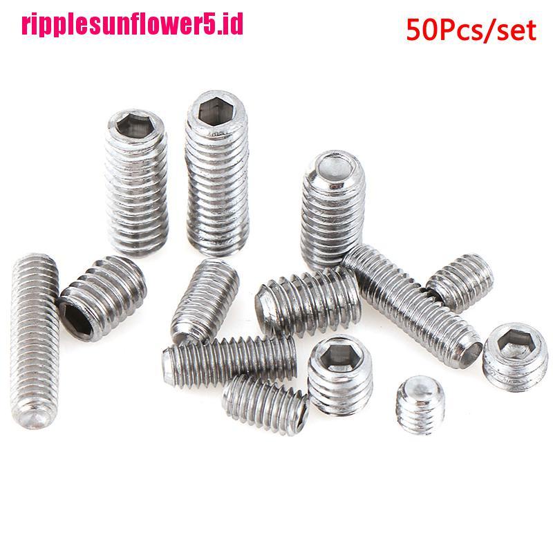 # Kaos T-Shirt Wanita Lengan Pendek Motif Print #50 Pcs Soket Hex M3 M4 2-35mm Bahan Stainless Steel