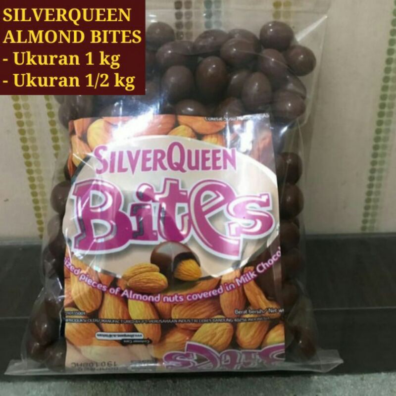 

Promo Lebaran Coklat Silverqueen Bites Almond