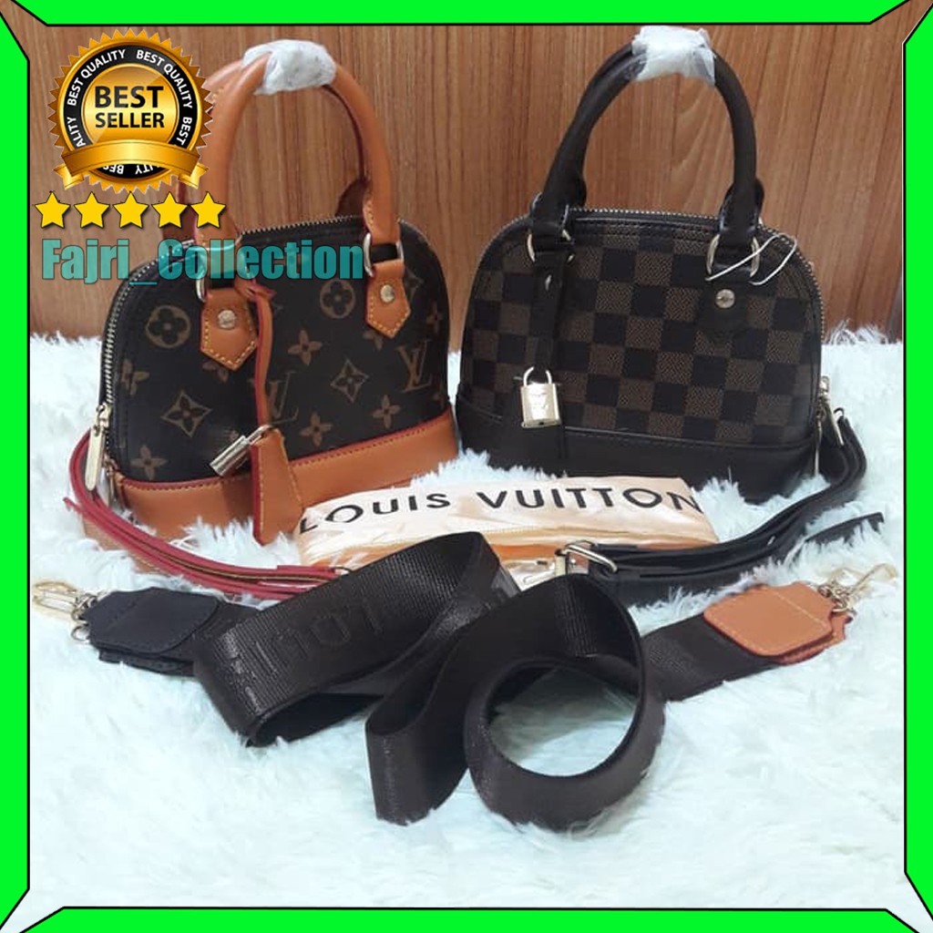 TAS WANITA LV LOUIS VUITTON ORIGINAL BRANDED IMPORT SELEMPANG SLEMPANG SLING BAG CEWEK BATAM MURAH