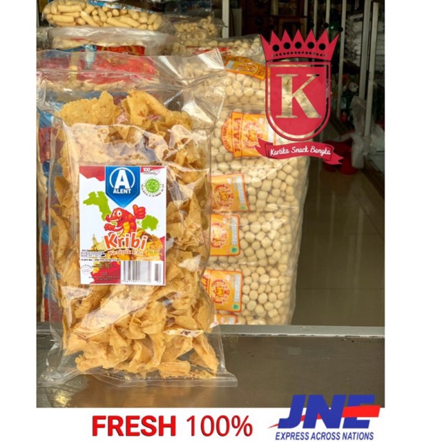 

Keripik Ebi/Kribi Khas Bangka Cap Alent 250gram