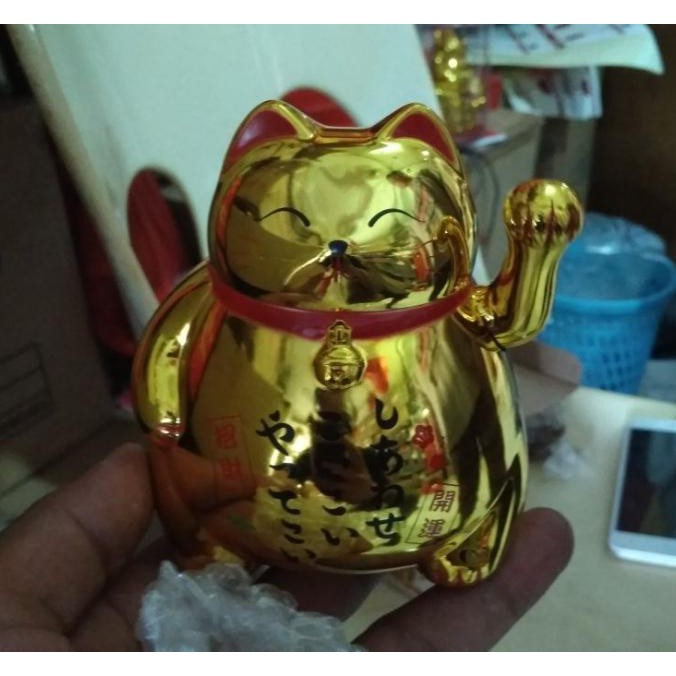 

14.84Ftgrdujh- Kucing Hoki Rejeki Maneko Neki Jumbo Bulat 01 -Toko-Boneka.