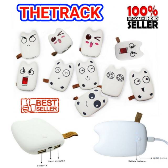 POWER BANK KARAKTER FUL06 / POWERBANK ANDROID UNIVERSAL KARTUN TOTORO ST