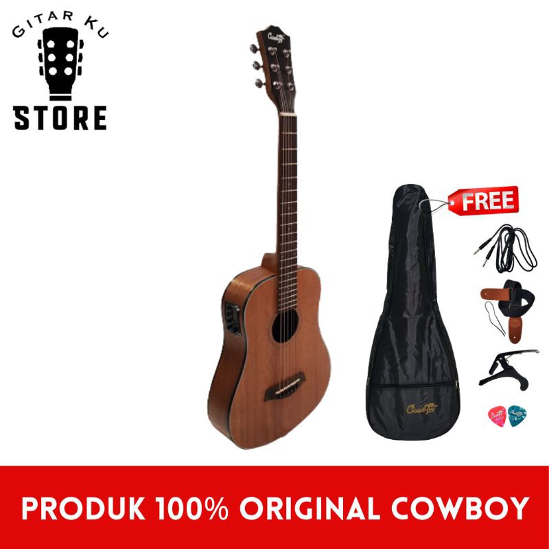 Gitar Akustik Elektrik 3/4 Cowboy GW-120NS GE 120NS Original