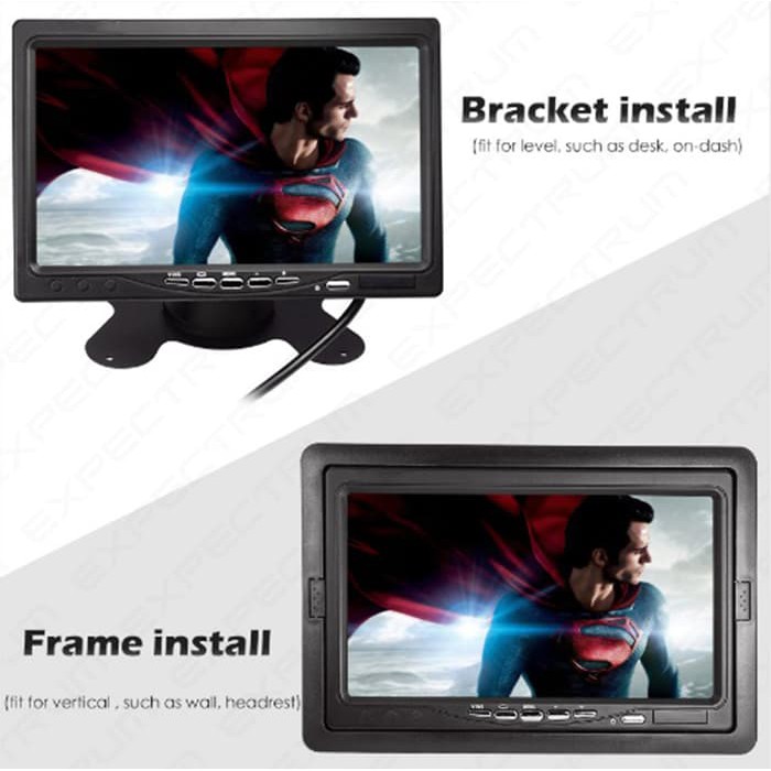 Monitor TV Ondash 7 Inch TFT LED. USB. Memory Card &amp; Speaker