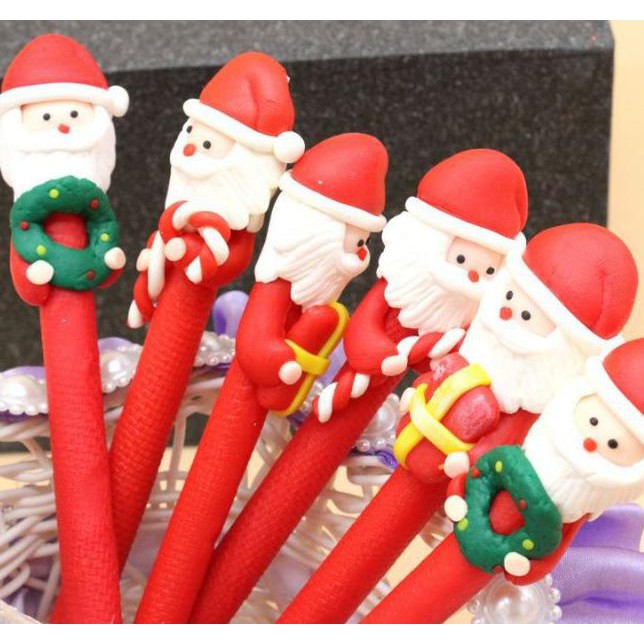 

Pulpen santa clause, pen X'mas, Pulpen X'mas, kado natal, Pen santa