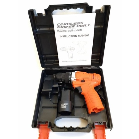 Mesin Bor Obeng Cordless Xenon CDD 500E 10MM 1 Baterai 12 Volt