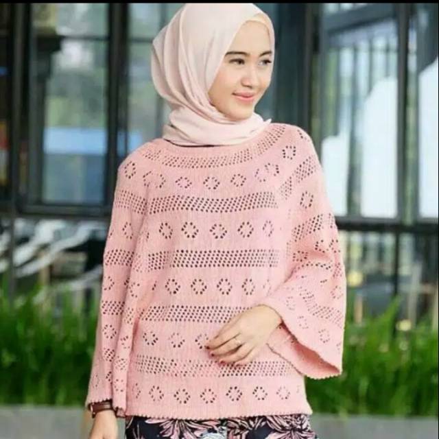 SWEATER ATASA PREMIUM RAJUT JARING