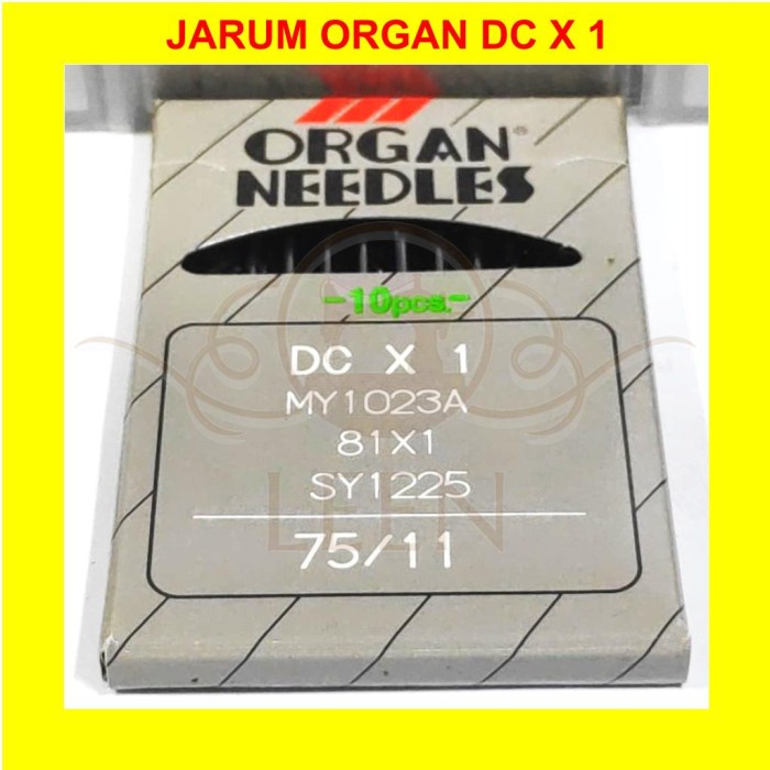 Jarum ORGAN Needle DC x 1 DCx1 ORI Obras Klasik / Industri LEEN - DCx1 no 11