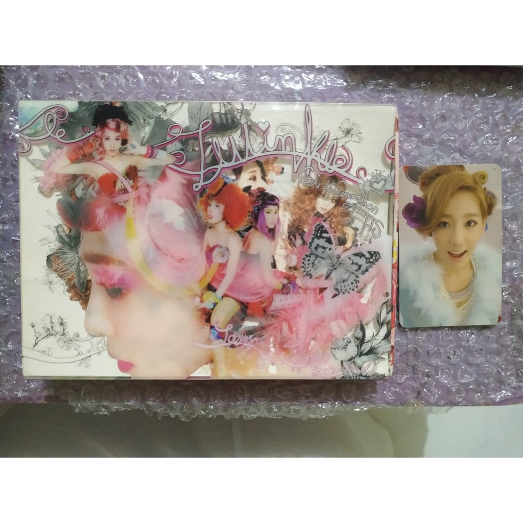 Girls' Generation-TTS (TaeTiSeo) Twinkle Album & Taeyeon Photocard