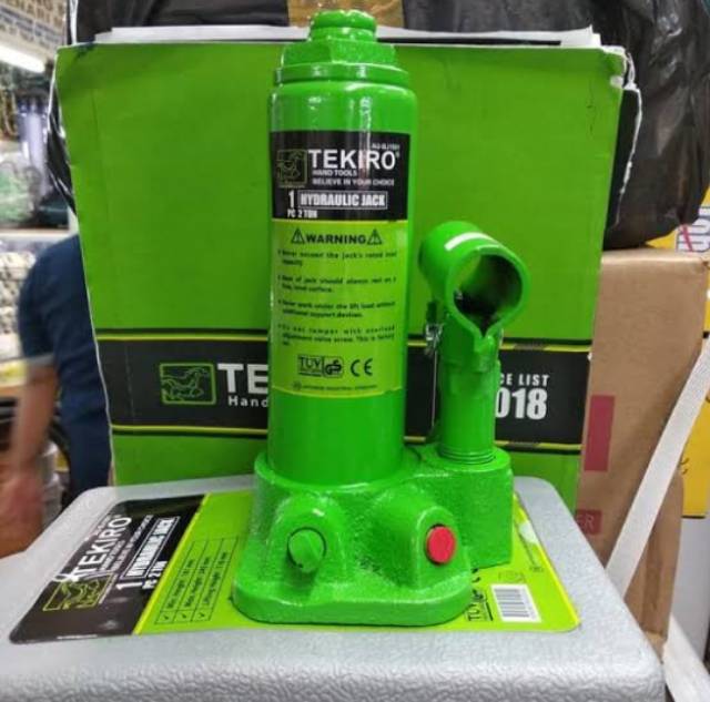 TEKIRO DONGKRAK BOTOL 2 TON /TAHANAN MOBIL MODEL BOTOL 2TON