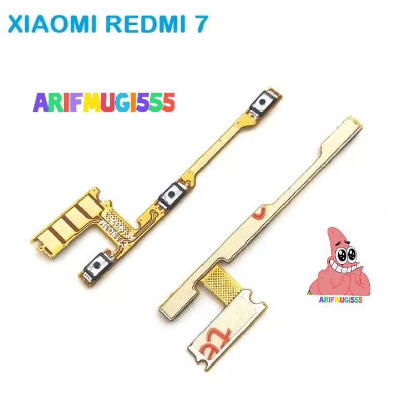 Fleksibel Flexible Tombol on/Of Volume Xiaomi Redmi 7