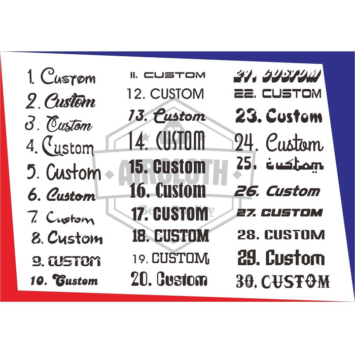 Kaos / Baju Custom Sablon Kata-Kata 1 Warna - Best Quality - Hitam, S
