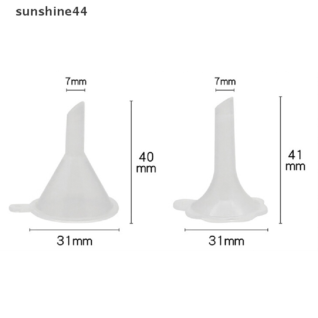 Sunshine 2pcs Corong Plastik Mini Untuk Diffuser Cairan / Minyak  2pcs Corong Mini Bahan Plastik Untuk Minyak / Cairan  2 Pcs Min Min Min Bahan Plastik Untuk Rumah