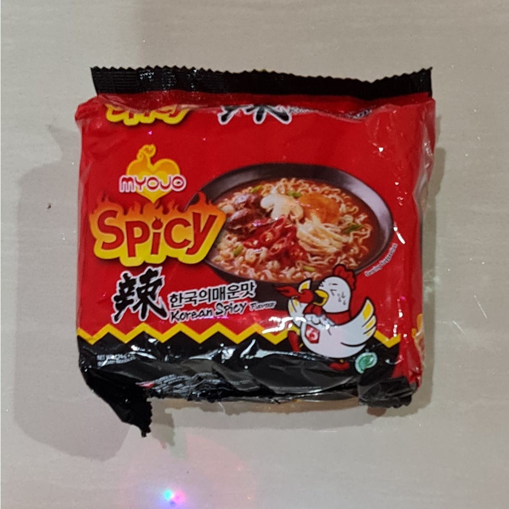 Mie Instan Myojo Korean Spicy Flavour Instant Noodles 5 x 74 Gram