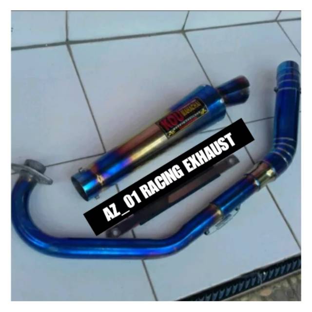 Knalpot racing kou kidal buat VIXION-FU-MX KING-BISON-MEGAPRO-TIGER-VERZA-SCORPIO-DLL