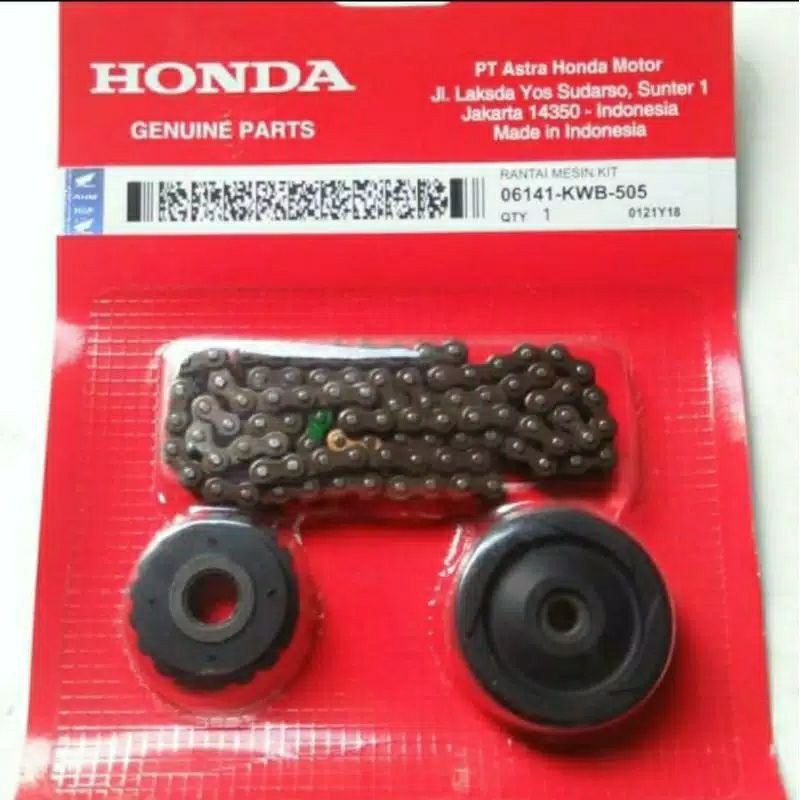 Rantai Keteng Mesin(KWB/KWW) Honda Revo Absolute/Blade new/Asli ORI bosku
