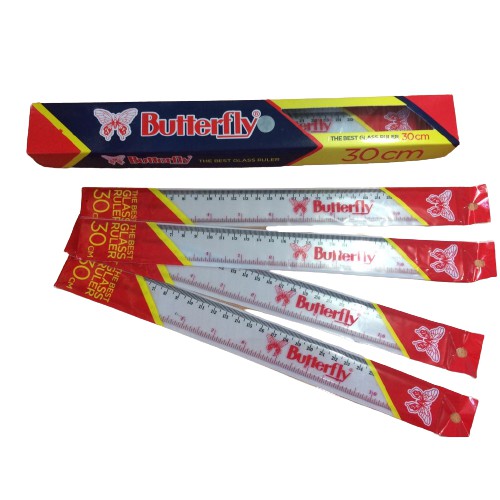 

Penggaris Plastik Butterfly 30 cm