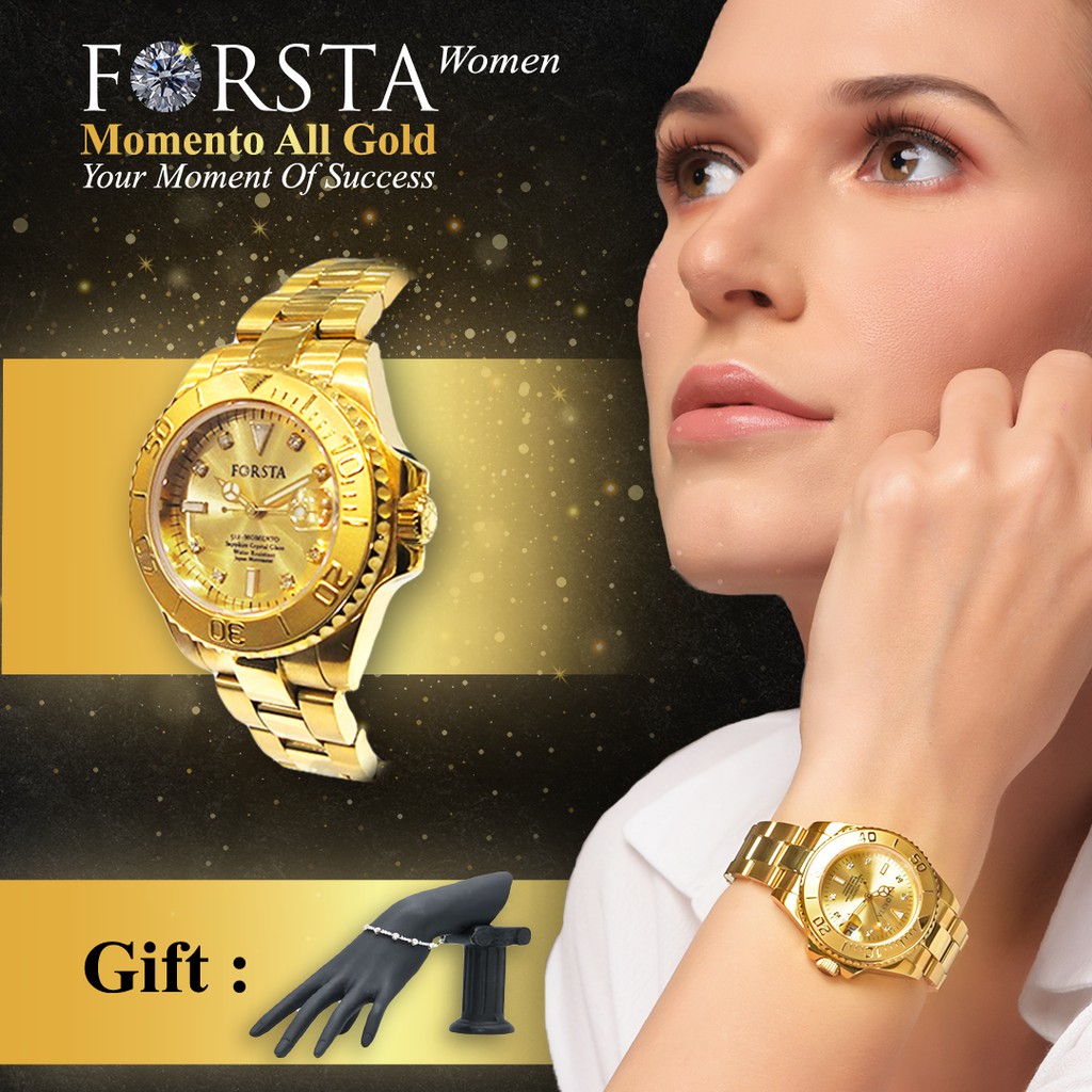 Forsta 512 Momento All Gold - Woman Jam Tangan Kesehatan