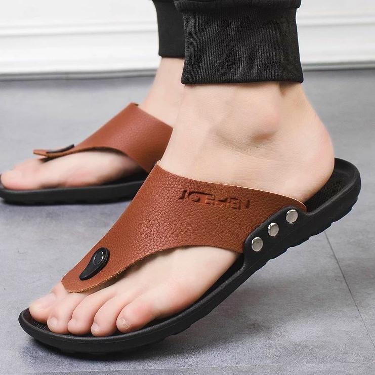 Sandal Sendal Jepit Japit Kulit Pria  Sandal Joemen Original Brand Resmi Joemen Sandal Sendal Jepit 