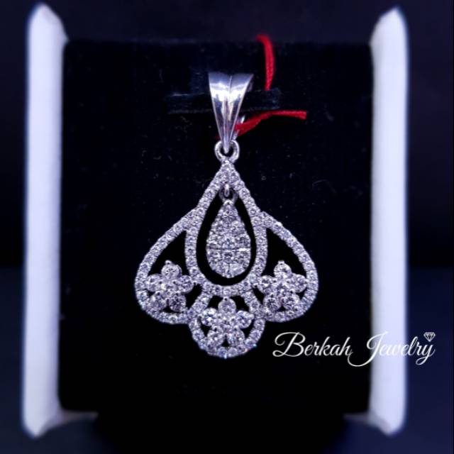 Liontin emas berlian eropa asli Natural Diamond Bersertifikat