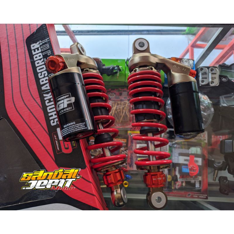 SHOCK BREAKER RIDE IT GP 299 DC DOUBLE CLICK 280MM MERAH