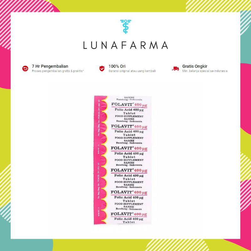 Folavit Asam Folat 400 mcg