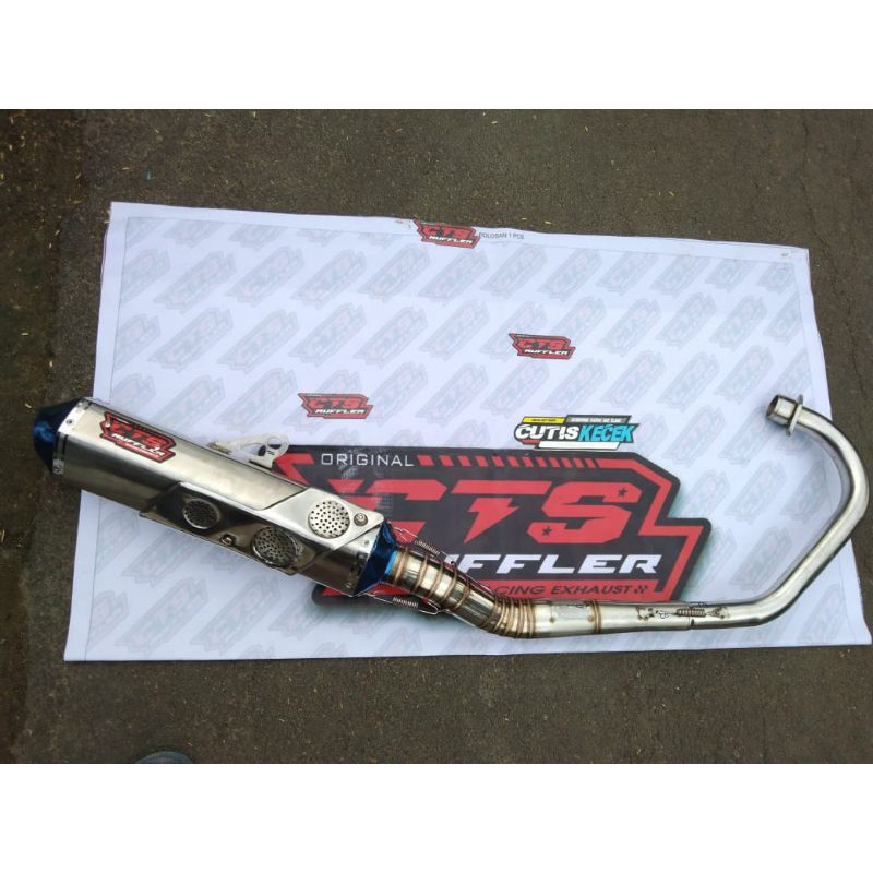 KNALPOT CTS ORI KAPSUL BLUE KOVER CB GL MP