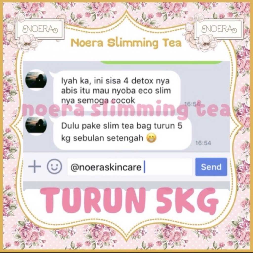 NOERA Slimming Tea BPOM 30 days | 60 days | Teh Pelangsing Herbal Alami by Noerabeautycare | Teh Diet Teh Penurun Berat Badan