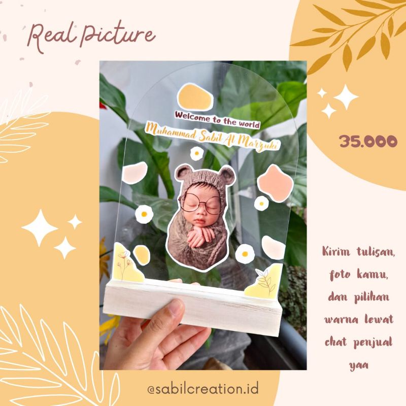 

KADO AKRILIK MURAH versi stiker glossy