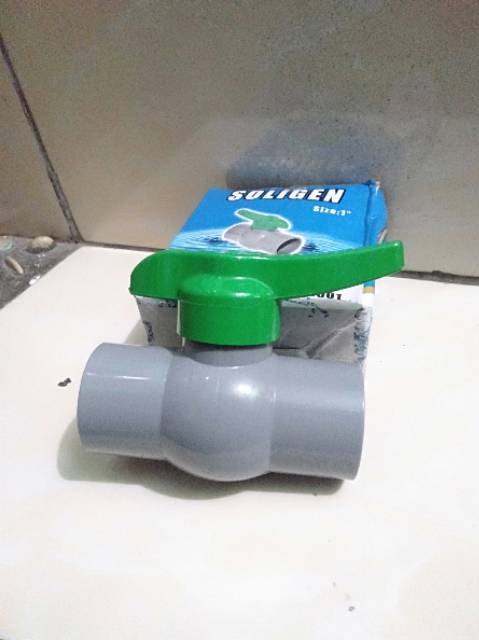 Stop keran PVC soligen setop kran ballvalve 1&quot;