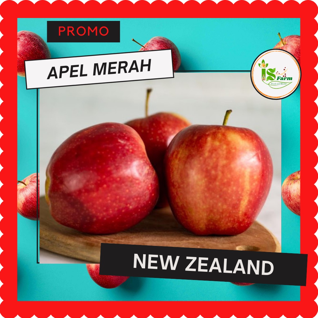 

Apel Merah new Zealand 1Pcs