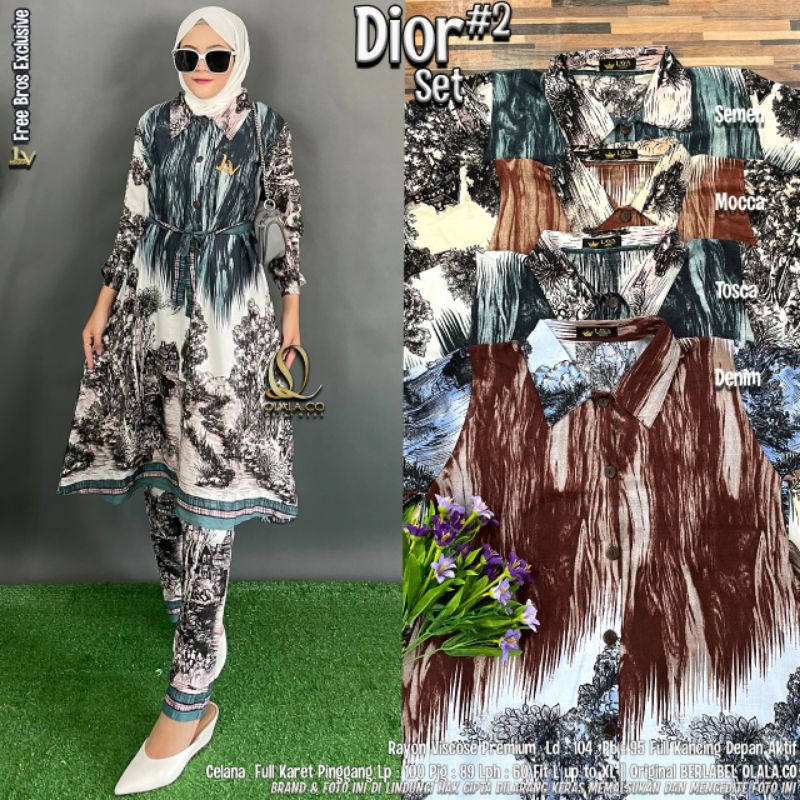 Setelan Wanita DIOR SET #2 by. OLALA