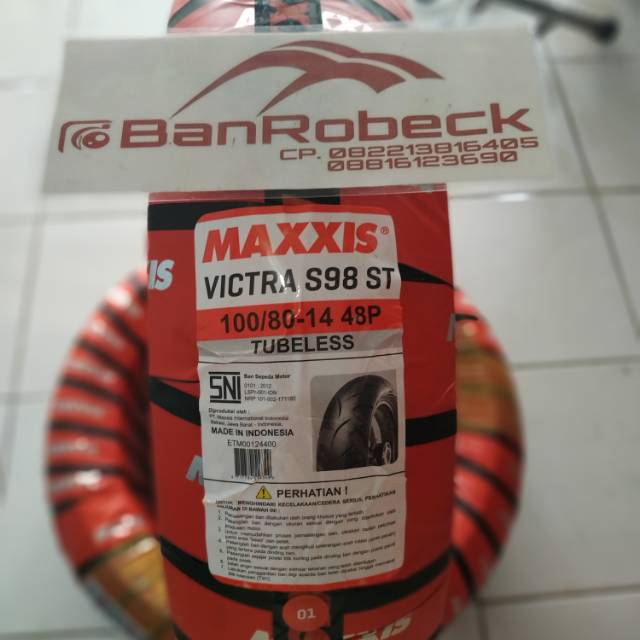 Ban Maxxis 100/80-14